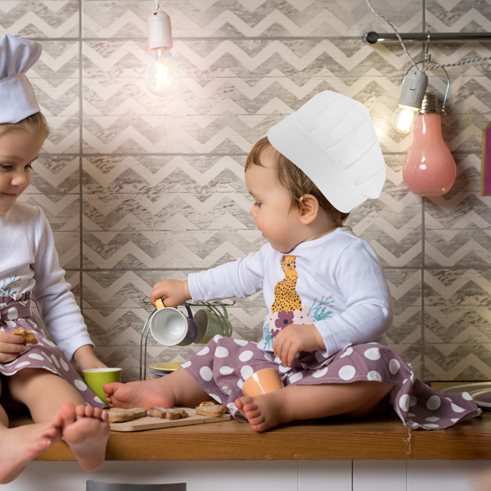 Baking In Kitchen - 15 Cappelli da Chef Monouso per