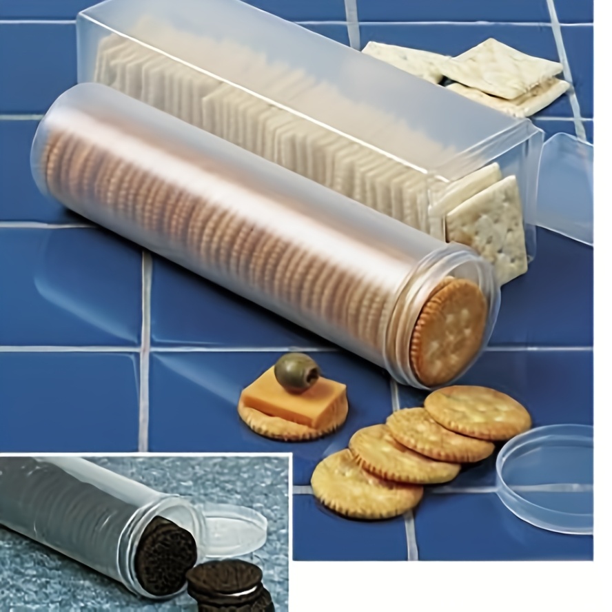 Kitchen Baking Tins - Contenitore Rettangolare Trasparente Sigillato per Alimenti