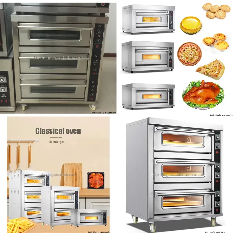 Commercial Kitchen For Baking - Forno Elettrico Commerciale a 3 Piani