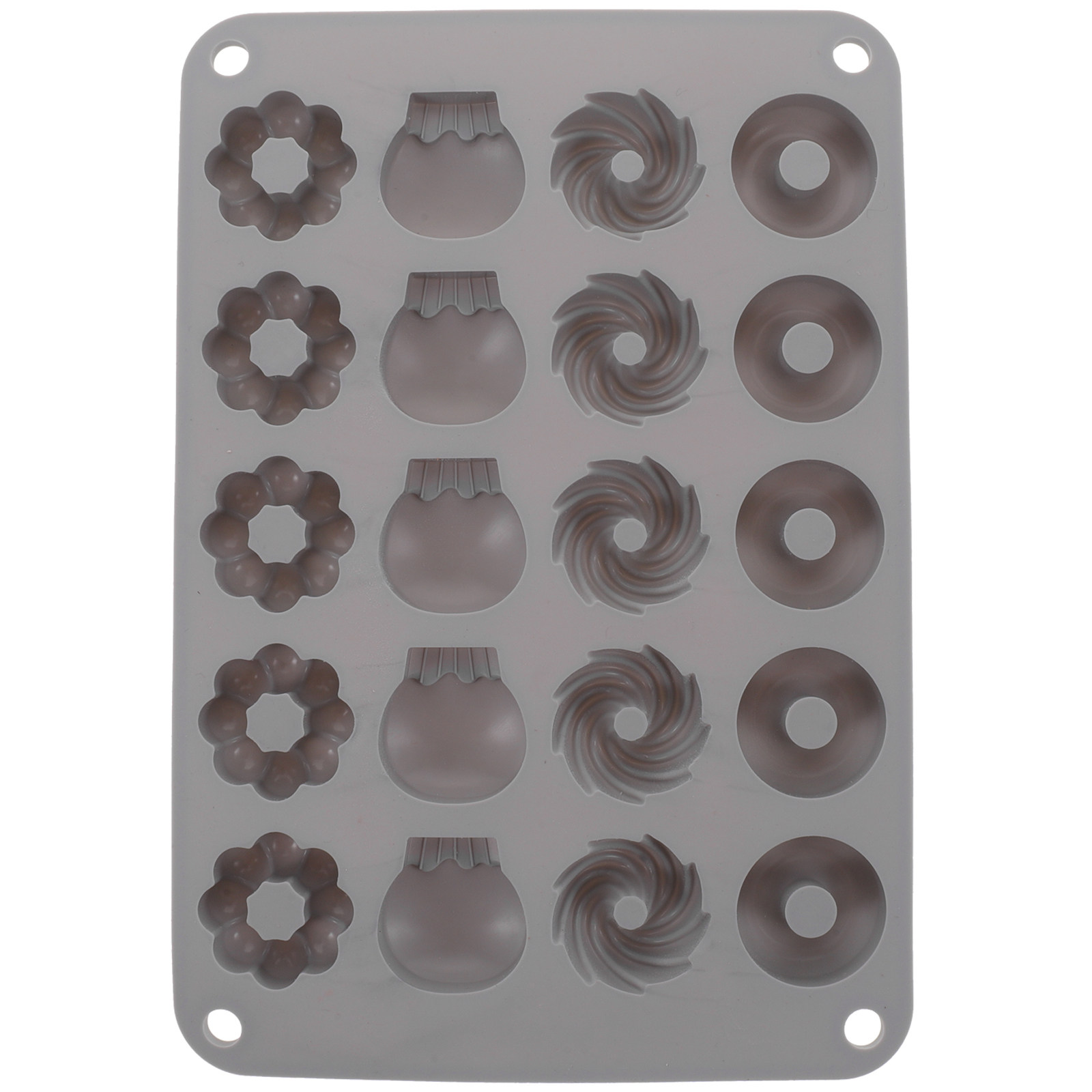 Baking Kitchen Diy - Stampo in Silicone per Mini Ciambelle,