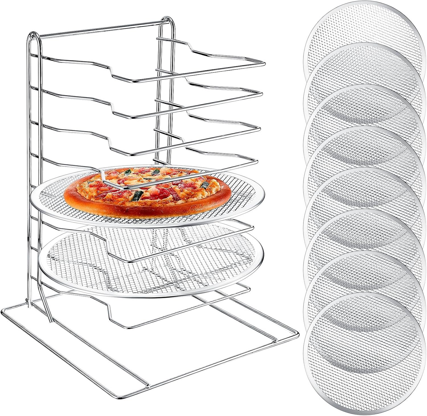 Supporto per pizza a 8 livelli - Commercial Kitchen For Baking recensione e prezzo